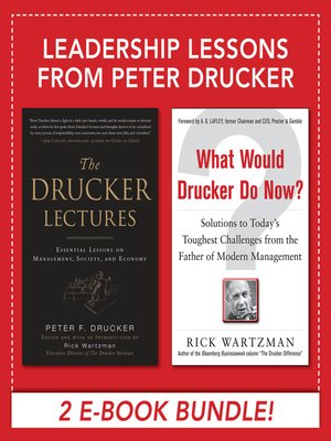 cover image of Leadership Lessons from Peter Drucker